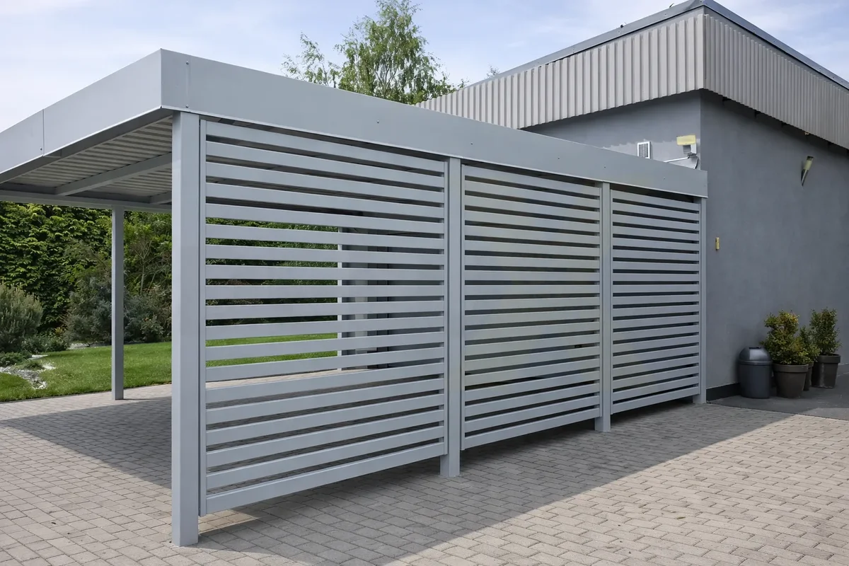 Carport nach Maß aus Stahl – individuell konfigurierbarer Bausatz